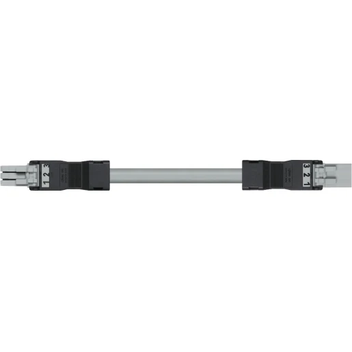 Wago SERIE 891 Patchkabel gebouwinstallatie 3p Contrastekker (female) Stekker 2000mm