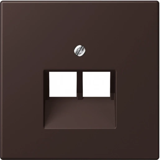 Jung LS range Afdekking centraalplaat 4320J UAE/IAE 2 connectoren Zonder label LC969-2UA252
