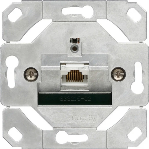 Gira Non-Design Netwerkaansluitdoos UTP cat 6A Basiselement Zonder label 245100
