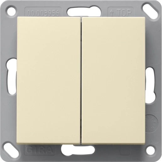 Gira RF wandzender 2-v KNX System 55 cr.wit