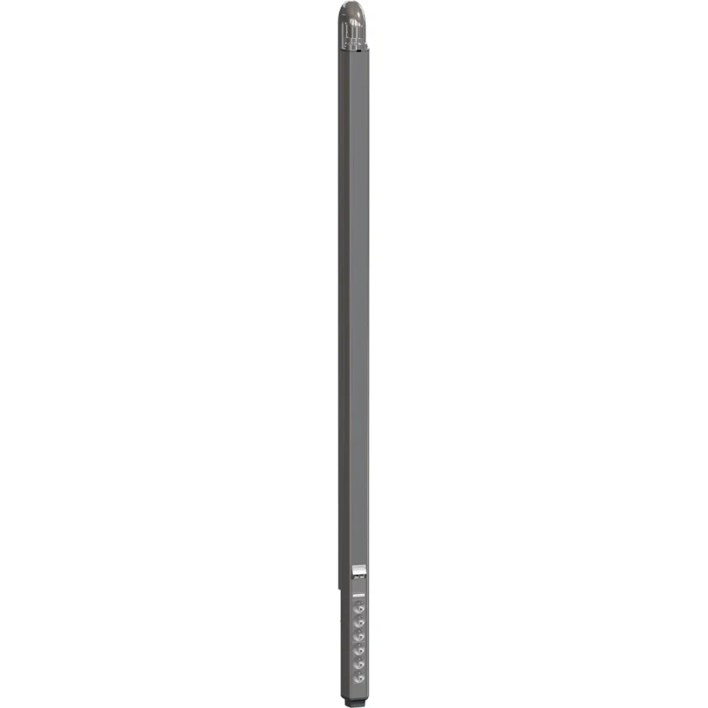 Merten OptiLine 45 aansluitzuil vrijstaand enkelzijdig 89x68x2150mm 3 compartimenten aluminium ISM22205