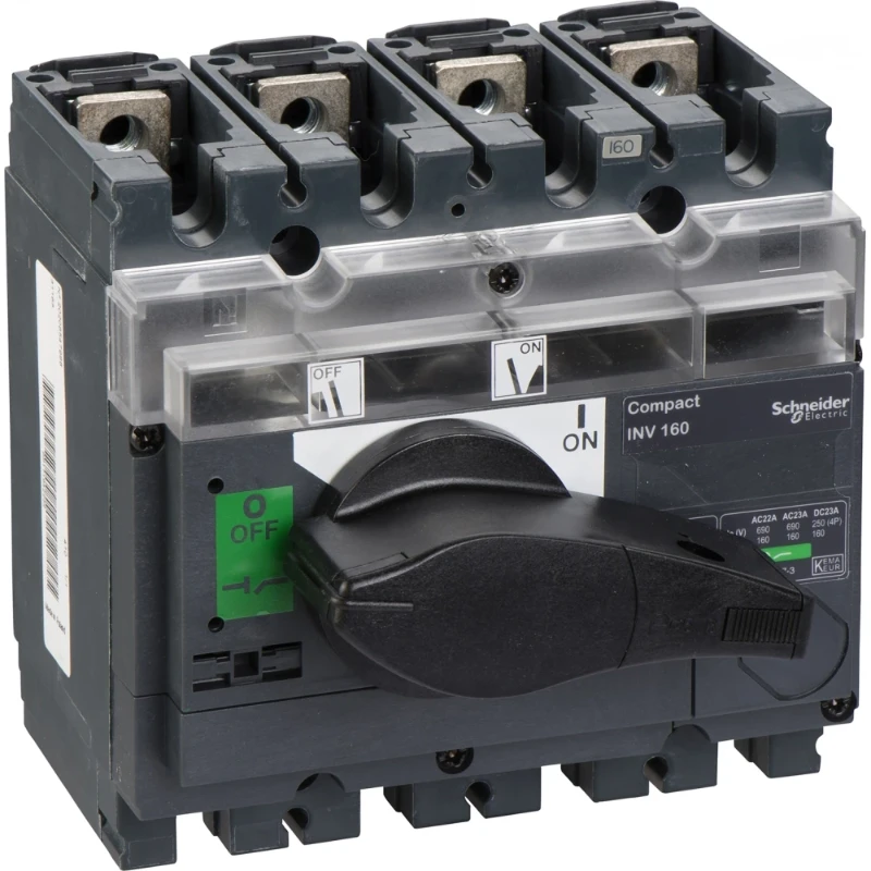 Schneider Electric COMPACT INV160 4P LASTSCHEIDER ZWART