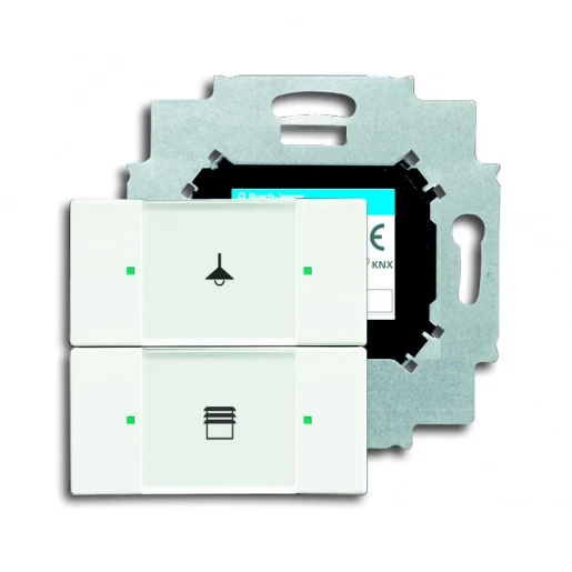 ABB Busch-Jaeger KNX, Future Tastsensor KNX 4-voudig wit met tekstv IP20 RAL 9016 2CKA006116A0181