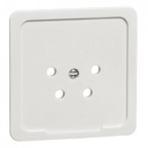 Peha standaard centraalplaat nederlandse telefoon wandcontactdoos 1 connector Zonder label wit 00142221