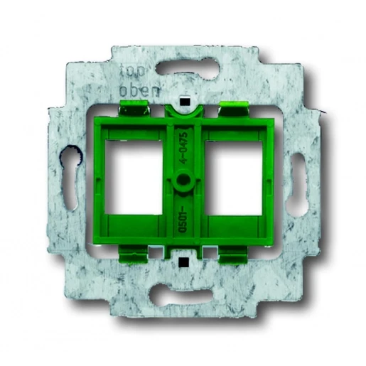 ABB Busch-Jaeger Balance, SI, Future, Solo, Axcent Draagring Avaya Basiselement 2 connectoren Zonder label groen 2CKA001753A8048