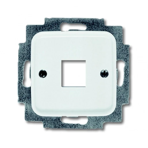 ABB Busch-Jaeger Reflex SI Centraalplaat 1 x MJ Basiselement met centrale afdekplaat 1 connector Zonder label wit 2CKA001753A3833
