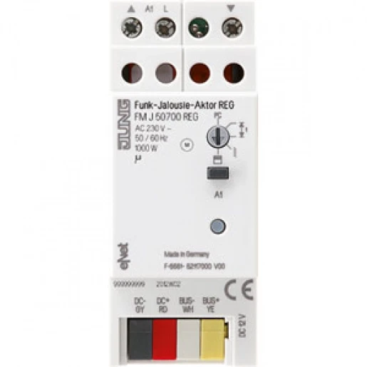 Jung eNet jaloezieactor 1-kanaals DIN-rail