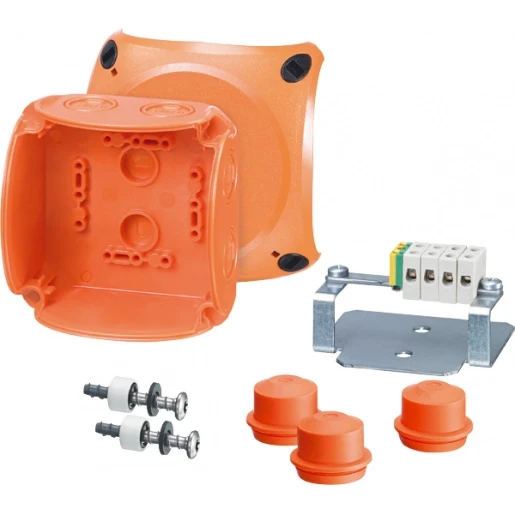 Hensel Kabeldoos functiebehoud IP65 BM2 1,5-2,5 mm² 5 polig Oranje