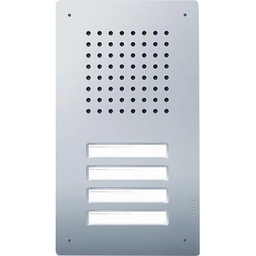 Siedle Classic F CL A 04 N-0 functie-eenheid audio deurstation 4 beltoetsen RVS IP54 Inbouw (stucwerk) 210007708-00