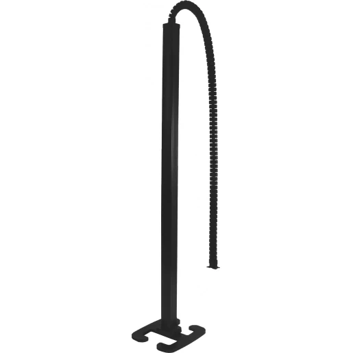 Legrand Snap-on Energiezuil dubbelzijdig 2000mm 2 compartimenten zwart RAL 9005 653008
