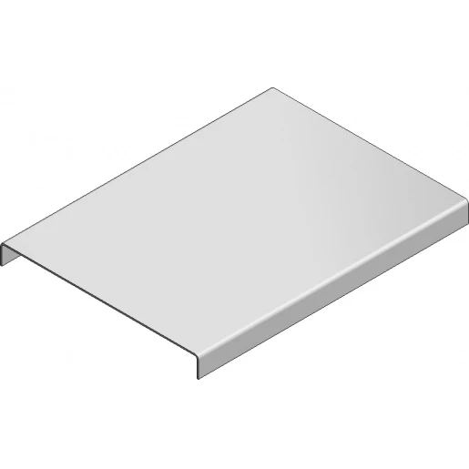 Van der Valk ValkCableCare Deksel voor draadgoot 2000x100mm Staal bandverzinkt zink-aluminium zink 760301002000