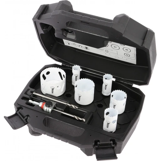 Bizline Koffer 8-delig Bi-metaal Clic II gatzaag hss 8% kobalt
