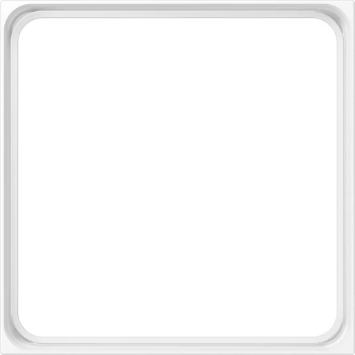 Jung LS range tussenraam ls990 mat montage cd501 70.5x8.2x70.5mm wit RAL 9016 LS981ZWWM