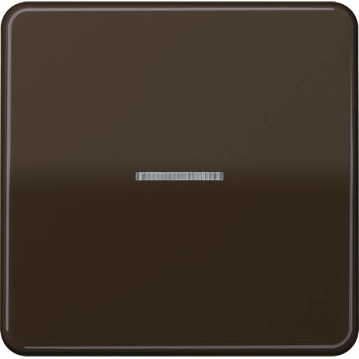 Jung CD range tastafdekking standaard enkelvoudig Glanzend bruin RAL 8022 FMCD1700BR