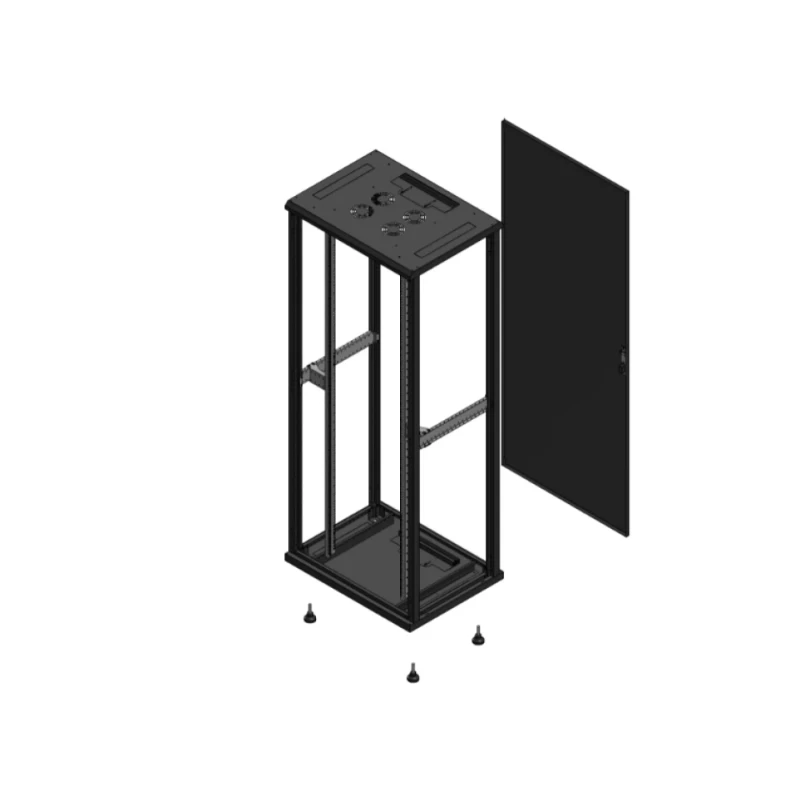 Gigamedia Vloer patchkast SP AR enkel TOL EX 19" 42HE 800x600mm Zwart GGM 704286SPPTSEX
