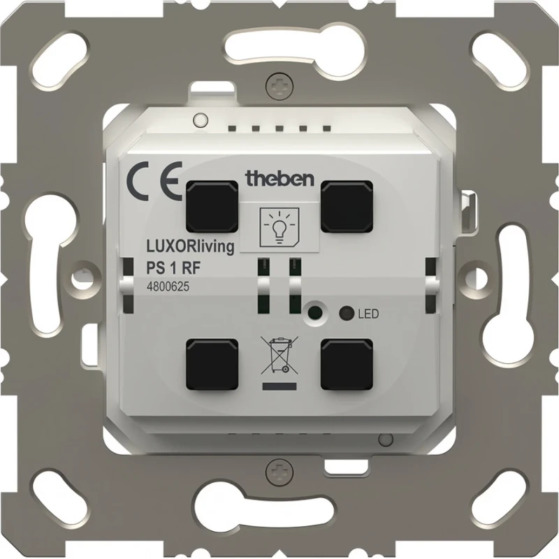 Theben RF druktoets -schakelactor PS 1 RF KNX (LUXORLIVING PS 1 RF)