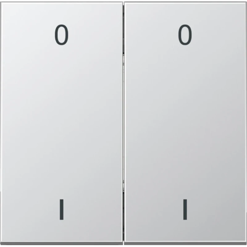 Jung LS range enOcean Wandzender + symbolen 4-kanalen Aluminium ENOAL2995-01-L