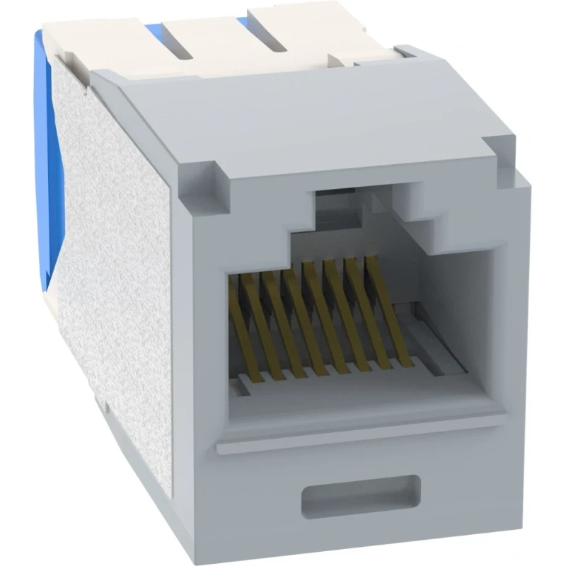 Panduit mini-jack tx-6 10g grijs