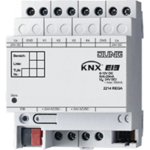 Jung Analoge ingang KNX DIN-rail 2214REGA