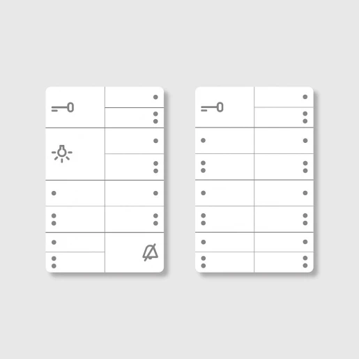 Siedle Beletteringsinleg wit 200039964-00