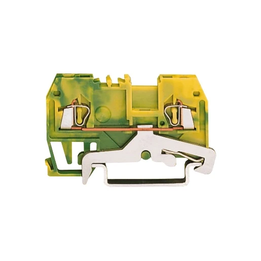 Wago aardrijgklem Groen/geel