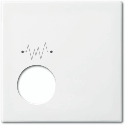 ABB Busch-Jaeger Balance miva centraalplaat oproepsysteem 1 steek wit RAL 9010 2CKA001724A4354