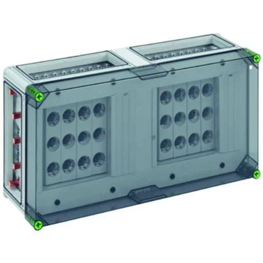 Spelsberg DIAZED Railkast zekeringenbehuizing Schroefzekering 8x630A 320x640x179mm 05042886
