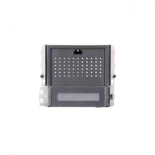 Comelit Ikall Metalen module luidspreker audiomodule aluminium/kunststof 2-voudig RVS 33402M