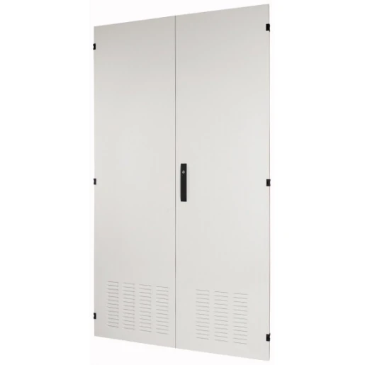 Eaton xEnergy Deur kast/lessenaar Symmetrisch gedeelde dubbele vleugeldeur H1940mm B570mm D27mm Staal Grijs