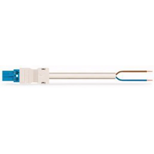 Wago Serie 771 Patchkabel gebouwinstallatie 2p Stekker Vrij kabeluiteinde 1000mm