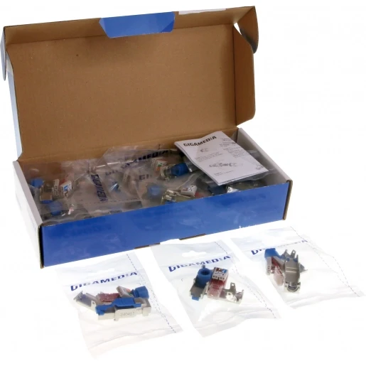 Gigamedia MODULAIR PLUG RJ45 STP 10G SET 20 STUKS