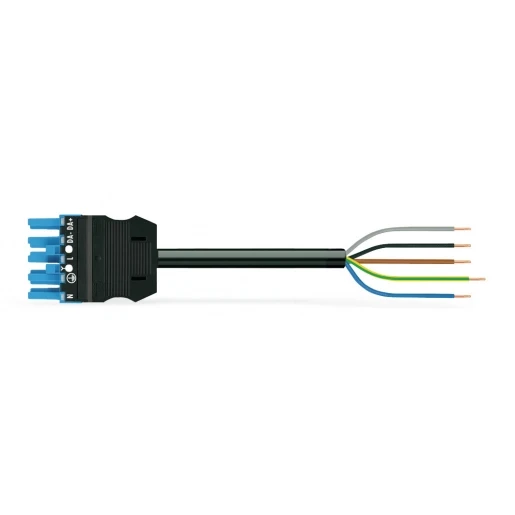 Wago Serie 771 Patchkabel gebouwinstallatie 5p Contrastekker (female) Vrij kabeluiteinde 7000mm