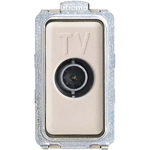 Bticino Magic antenne contactdoos coax moduledrager 1v TV einddoos 10dB IP20 BT5202D