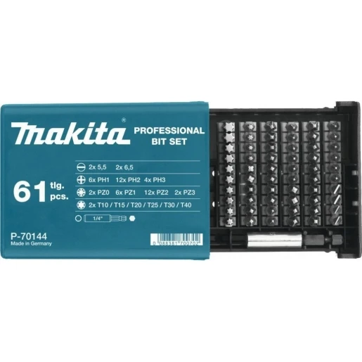 Makita SCHROEFBITSET 61-DLG