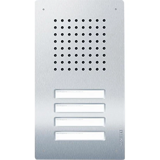 Siedle Classic F CL A 04 R-0 functie-eenheid audio deurstation 4 beltoetsen RVS IP54 Inbouw (stucwerk) 210007709-00