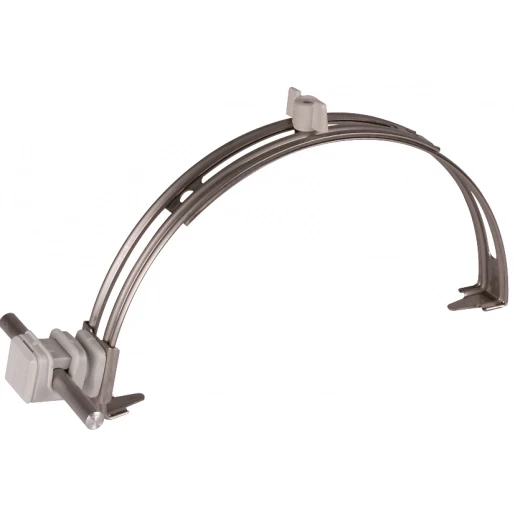 Dehn Roof cond.holder adjustable stst w.dehnsnap h 16mm plastic grey f.r