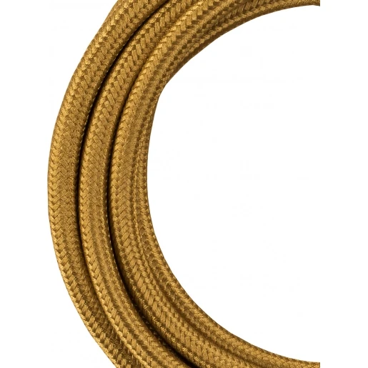 Bailey Textile cable 2c metallic gold 50m roll