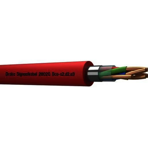 Draka 2800 Signaalkabel AFG Dca BM Rood 1x4x0,8mm - 500mtr