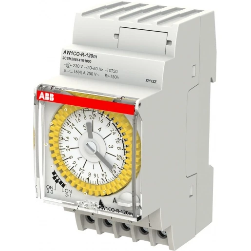 ABB System Pro M Compact Analoge timer + gangreserve DIN-rail 230V 1 kanaal 2CSM208141R1000