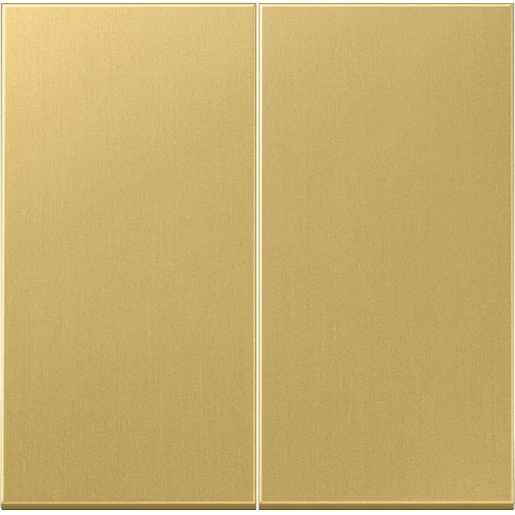 Jung LS range tastafdekking messting messing klassiek 2-voudig Mat messing ME1702C