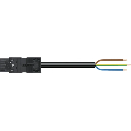 Wago SERIE 771 Patchkabel gebouwinstallatie 3p Stekker Vrij kabeluiteinde 2000mm