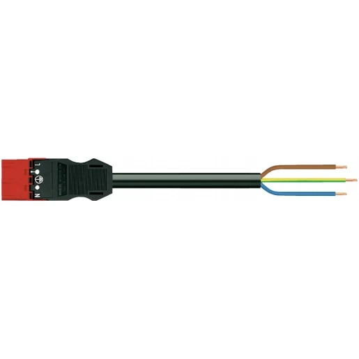 Wago SERIE 771 Patchkabel gebouwinstallatie 3p Stekker Vrij kabeluiteinde 2000mm