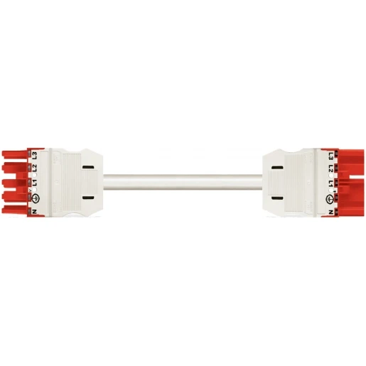 Wago SERIE 771 Patchkabel gebouwinstallatie 5p Contrastekker (female) Stekker 5000mm