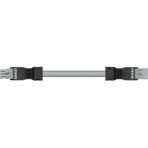 Wago SERIE 891 Patchkabel gebouwinstallatie 4p Contrastekker (female) Stekker 7000mm