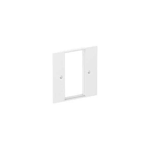 OBO afdekplaat aansluitzuil 95x95mm 2-voudig wit RAL 9010 6109835