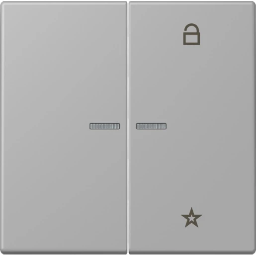 Jung LS range stuurafdekking universeel lc32012 2-voudig Mat FMLC1701204