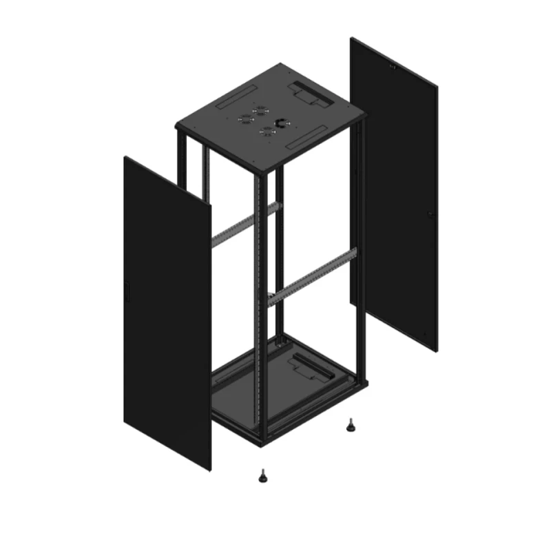 Gigamedia Vloer patchkast AV enkel TOL PAR EX 19" 47HE 800x1000mm Zwart GGM 7047810PTSPAREX