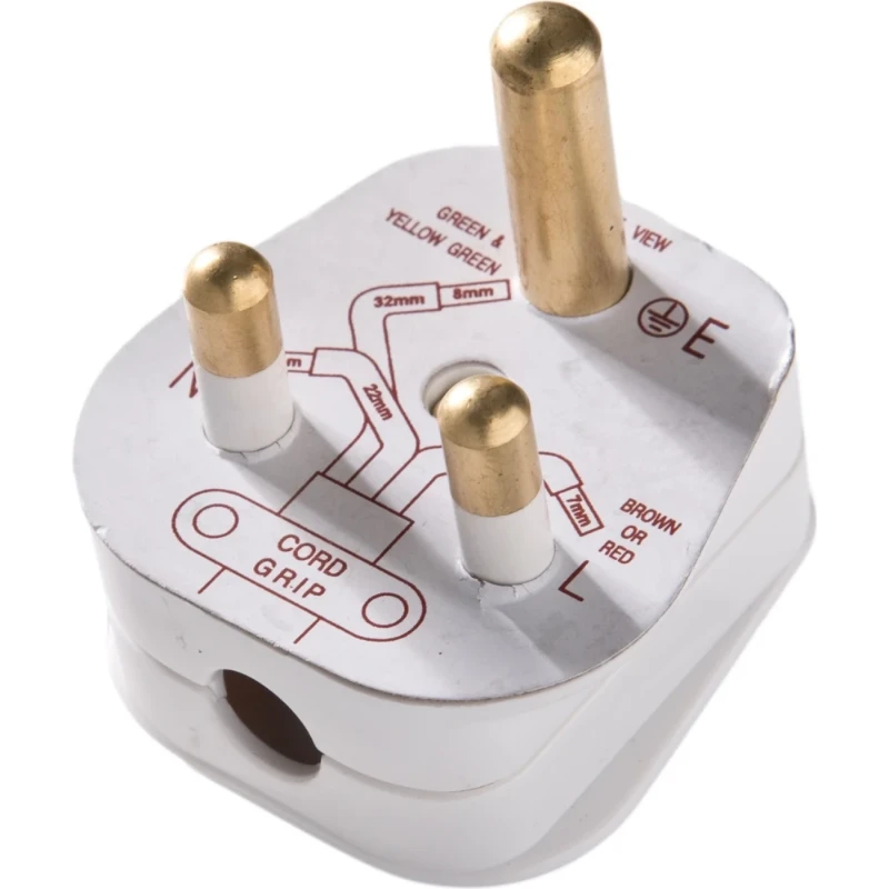 Martin Kaiser Haakse stekker geaard type M BS 546 wit
