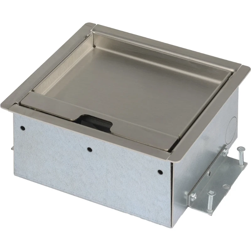 OCS Servicebox 3.0 2x 230V RVS deksel met 15mm inlegdiepte