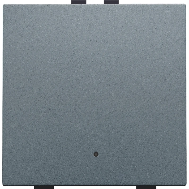 Niko Drukknop met led en comfortsensoren Home Control enkelvoudig grijs inbouw 220-52201